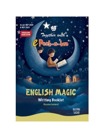 Together With E Peek-a-boo English Magic Writing Booklet -Cursive Letters- -CBSE-