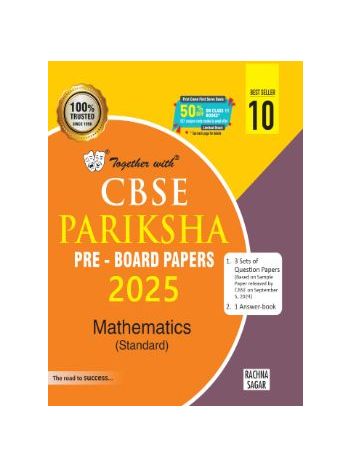 Together With CBSE Pariksha Pre-Board Papers Mathematics Class 10 For Board Examination 2025 -CBSE-
