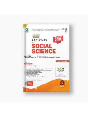 Self-Study In Social Science Class 10 CBSE -2025 Examination- NEP 2020