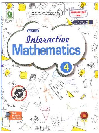 Candid Interactive Mathematics 4 -NEP 2020 - NCF 2023- Preparatory Stage