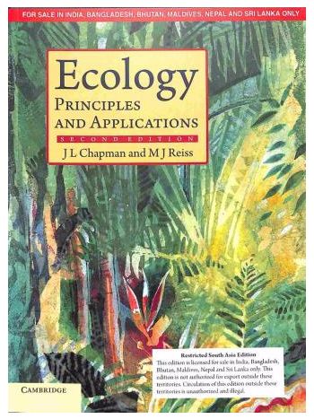 Ecology  Principles And Applications