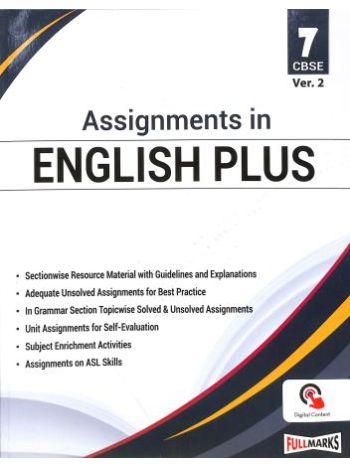 Assignments In English Plus 7 Version 2 -CBSE-