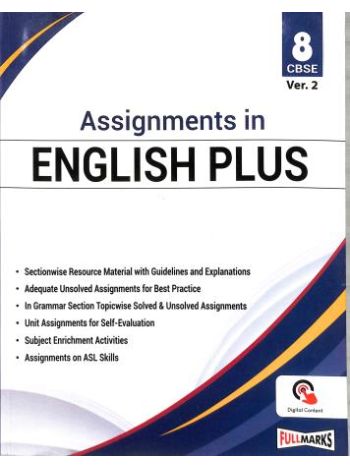 Assignments In English Plus 8 Version 2 -CBSE-