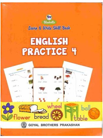 Bluebells Learn - Write Skill Book English Practice 4