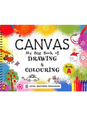 Canvas Book A -My Big Book Of Drawing - Colouring-