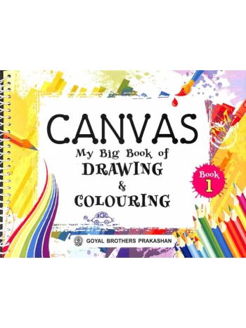 Canvas Book 1 -My Big Book Of Drawing - Colouring-