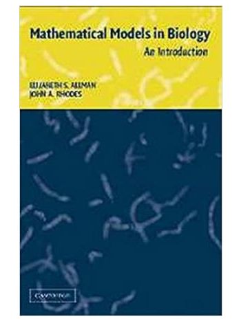 Mathematical Models In Biology An Introduction