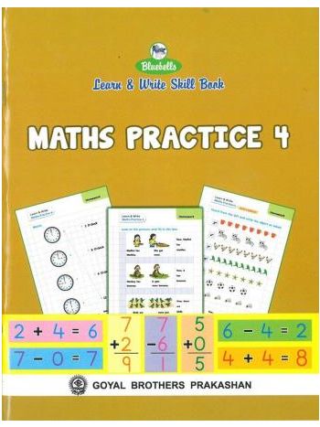 Bluebells Learn - Write Skill Book Maths Practice 4