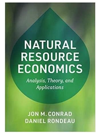 Natural Resource Economics Analysis Theory And Applications