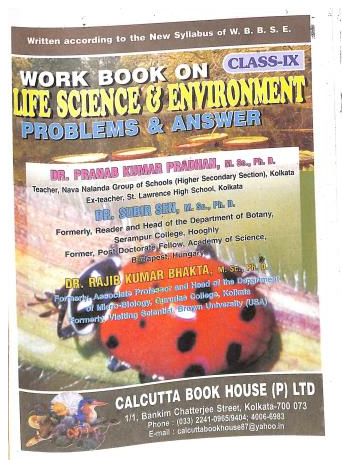 Work Book On Life Science - Environment Problems And Answer Class 9