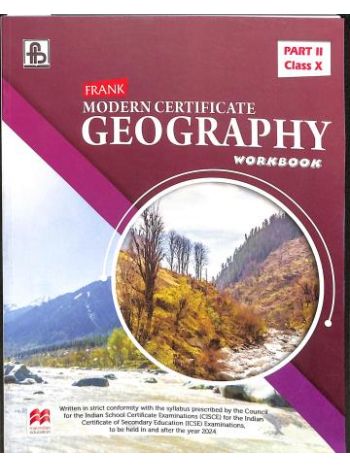 Frank Modern Certificate Geography Workbook Class 10