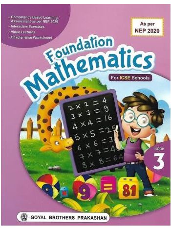 Foundation Mathematics ICSE Book 3 -NEP 2020-