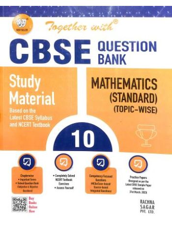 Together With CBSE Question Bank - Study Material Mathematics -Standard- Topic-Wise Class 10 -2024 E