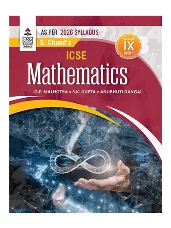 S- Chand-s ICSE Mathematics Book 1 Class 9 -As Per 2026 Syllabus-