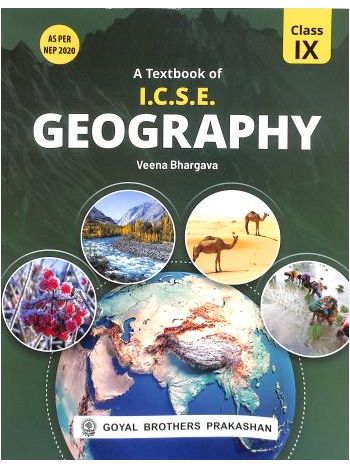 A Textbook Of ICSE Geography Class 9 -2026- NEP 2020