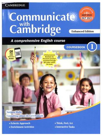 Communicate With Cambridge Coursebook 1 NEP 2020  NCF 2023