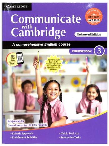 Communicate With Cambridge Coursebook 3 NEP 2020  NCF 2023