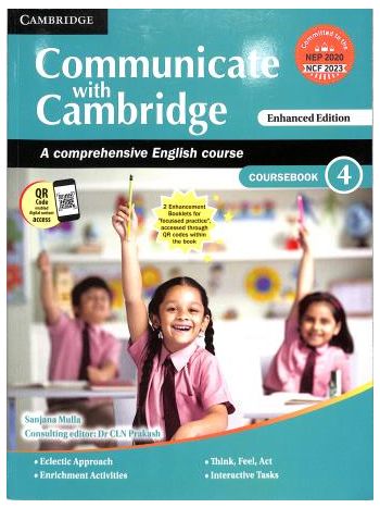Communicate With Cambridge Coursebook 4 NEP 2020  NCF 2023