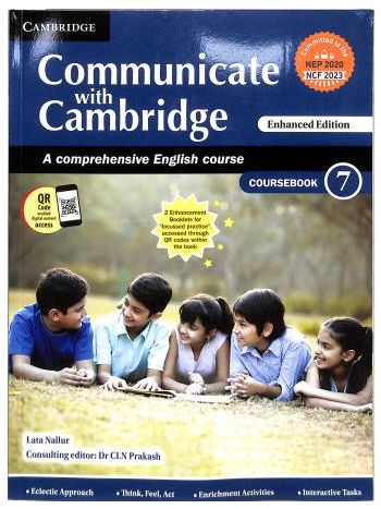 Communicate With Cambridge Coursebook 7 NEP 2020  NCF 2023