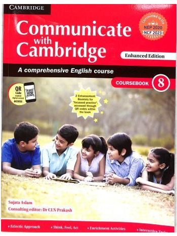 Communicate With Cambridge Coursebook 8 NEP 2020  NCF 2023
