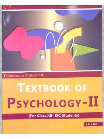 Textbook Of Psychology 2 Class 12 ISC