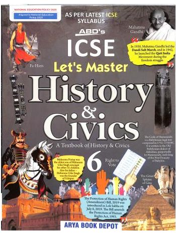 ABD-s ICSE Let-s Master History - Civics 6 -NEP 2020-