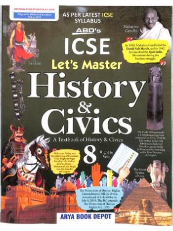 ABD-s ICSE Let-s Master History - Civics 8 -NEP 2020-