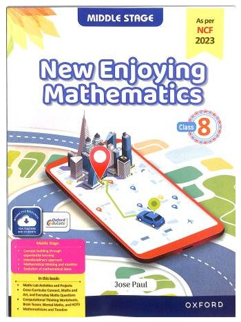 New Enjoying Mathematics NCF Aligned 2024 Book 8