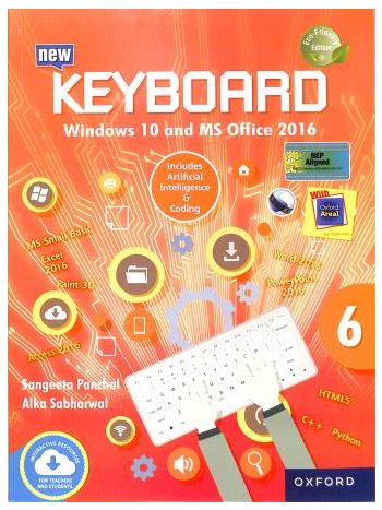 Keyboard Win 10Office 2016 With AI  Coding Book 6