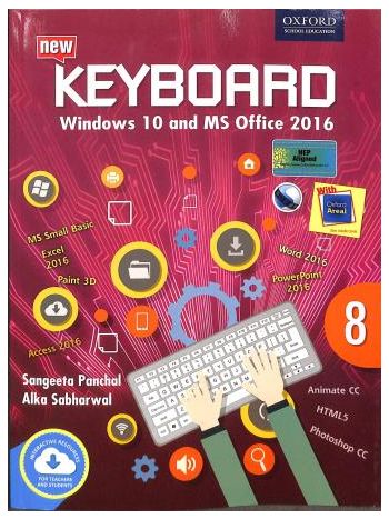 Keyboard Win 10Office 2016 With AI  Coding Book 8