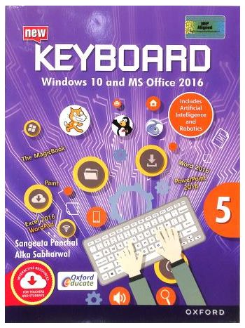Keyboard Win 10Office 2016 With AI  Robotics Book 5