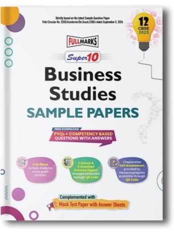 Super 10 Business Studies Sample Papers CBSE 12 -2025-