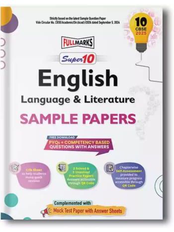 Super 10 English Language - Literature Sample Papers CBSE 10 -2025-
