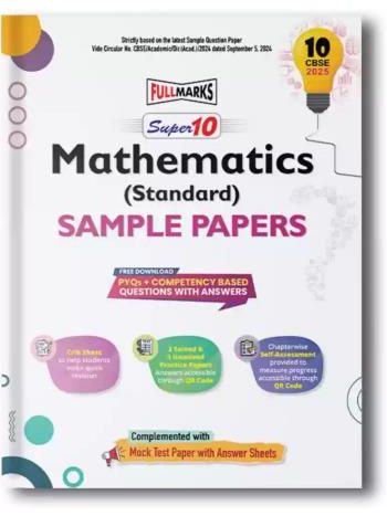 Super 10 Mathematics -Standard- Sample Papers CBSE 10 -2025-