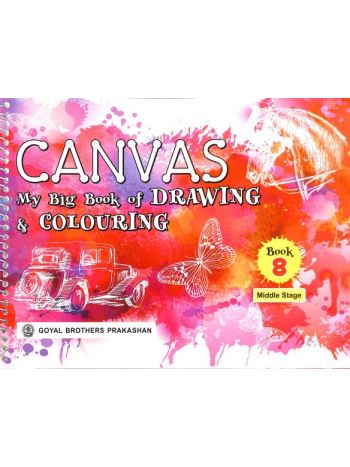 Canvas My Big Book Of Drawing - Colouring Book 8 Middle Stage
