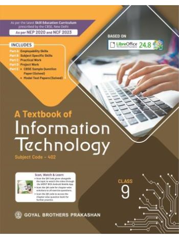 A Textbook Of Information Technology Class 9 CBSE -NEP 2020 - NCF 2023-