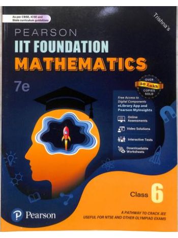 Pearson IIT Foundation Mathematics Class 6 2025