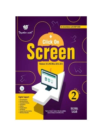 Together With Click On Screen Windows 10 - Microsoft Office 2024 For Class 2 -CBSE-