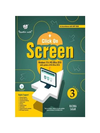 Together With Click On Screen Windows 10 - Microsoft Office 2024 For Class 3 -CBSE-