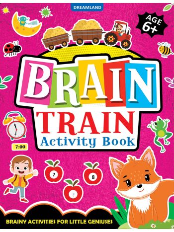 Brain Train Activity Book For Kids Age 6 