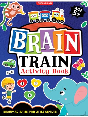 Brain Train Activity Book For Kids Age 5 