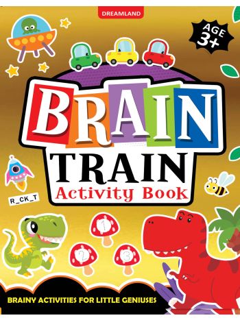Brain Train Activity Book For Kids Age 3 
