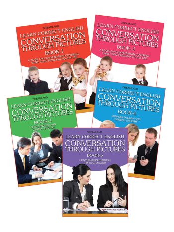 Learn Correct English Conversation Book 5  Titles Pack