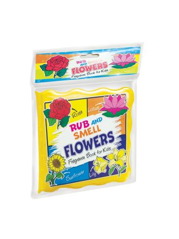 Rub And Smell  Flowers  Fragrance Book For Kids
