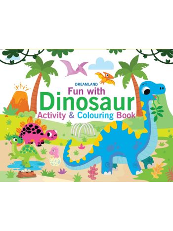 Fun With Dinosaur Activity  Colouring