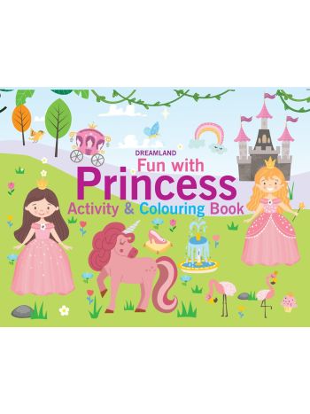 Fun With Princess Activity  Colouring
