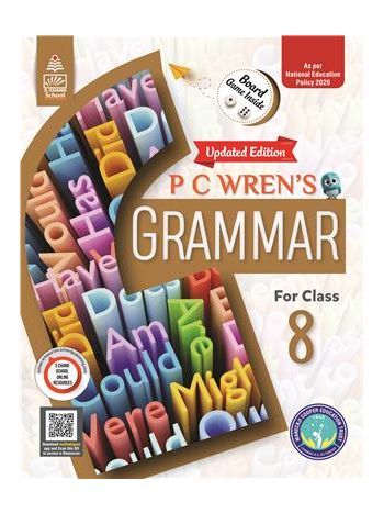 Updated Edition P C Wren---s Grammar For Class 8 With Board Game