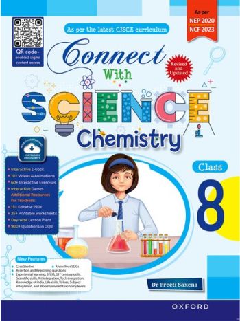 Connect With Science -CISCE Edition 2025- Chemistry Book 8