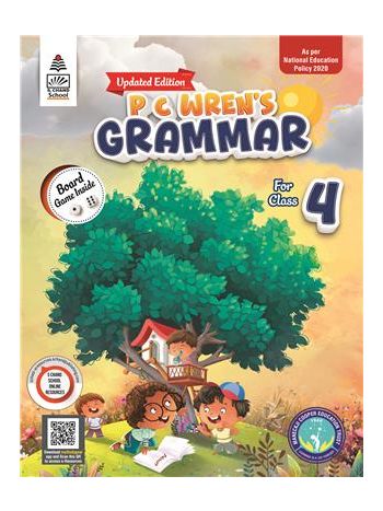Updated Edition P C Wren---s Grammar For Class 4 With Board Game