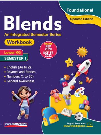 Blends Workbook Lower KG Semester 1 Updated Edition